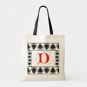 Letter D Bordertas Tote Bag