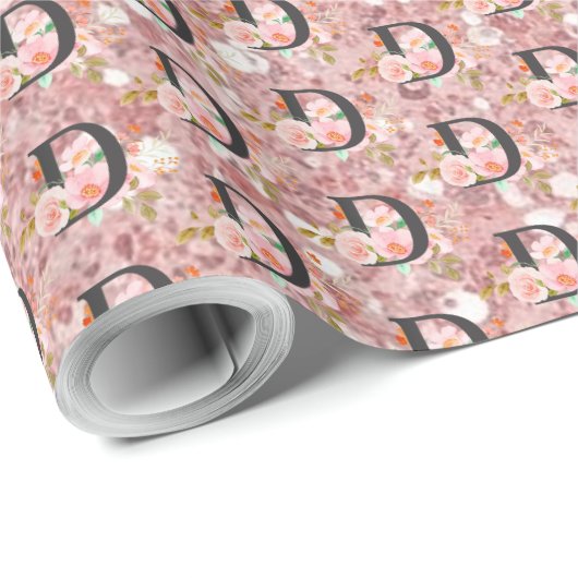 Letter D Cadeaupapier (Rol Hoek)