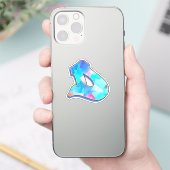 Letter D -  Color Mix Sticker (Telefoon)