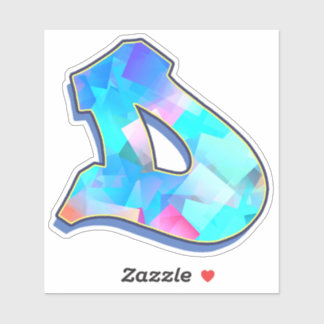 Letter D _ Graffiti alfabet letters Sticker