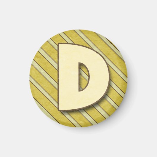 Letter D magneet (Voorkant)