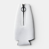 Letter D Monogram Initiaal USA Flesjeskoeler (Achterkant)