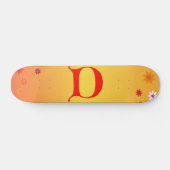 Letter D Skateboard (Horizontaal)
