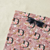 Letter D Strandlaken (In situ)