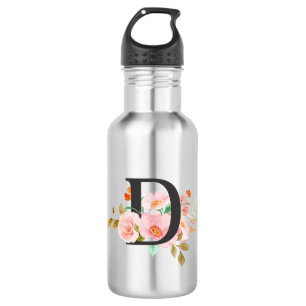 Letter D Waterfles