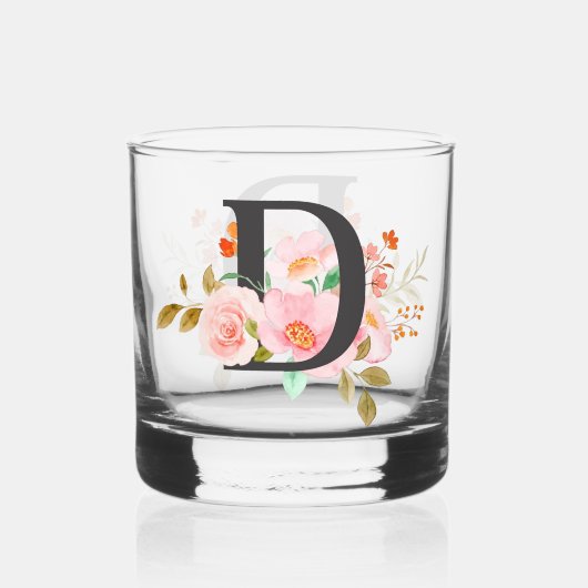 Letter D Whisky Glas (Voorkant)