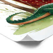 Letter E Alligator Fairy Poster Wildlife Alphabet (Coin)