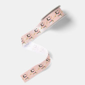 Letter E Grosgrain Lint (Achterkant)