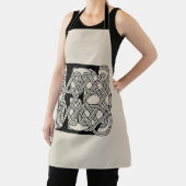 Letter E Keltische knoop  Monogram Schort (Insitu)