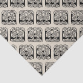 Letter E Keltische knoop  Monogram Tissuepapier (Detail)