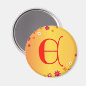 Letter E Magnet Magneet (Voorkant / Achterkant)