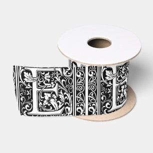 Letter E Middeleeuwse Monogram Art Nouveau Lint