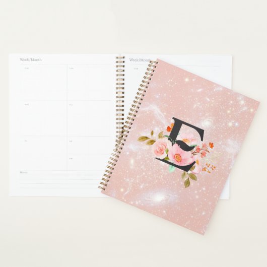 Letter E Planner (Devant avec enveloppe)