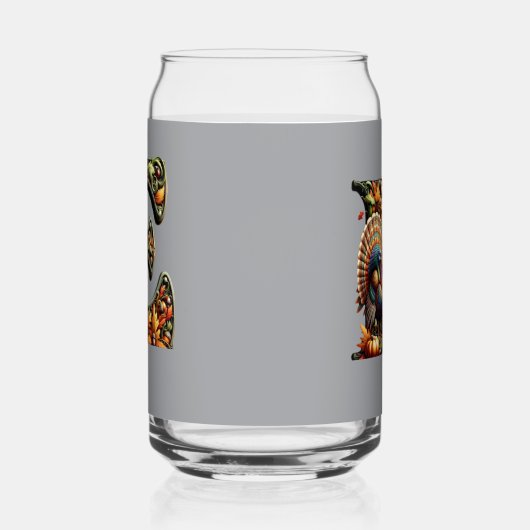 Letter E Thanksgiving style gift (Droite)