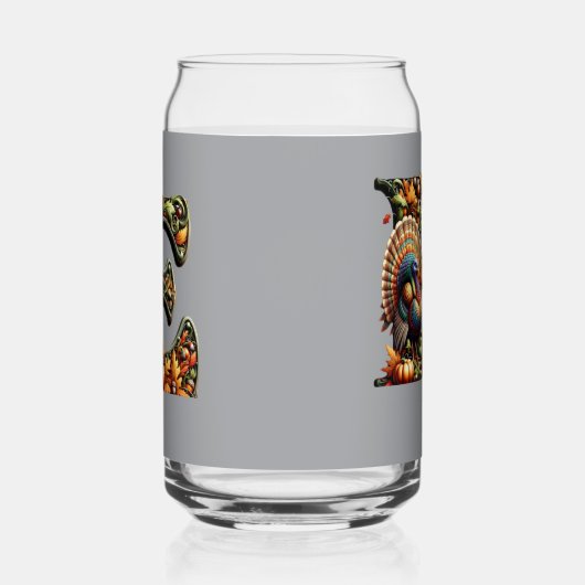 Letter E Thanksgiving style gift  (Gauche)