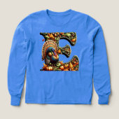 Letter E Thanksgiving style gift  (Motif recto)