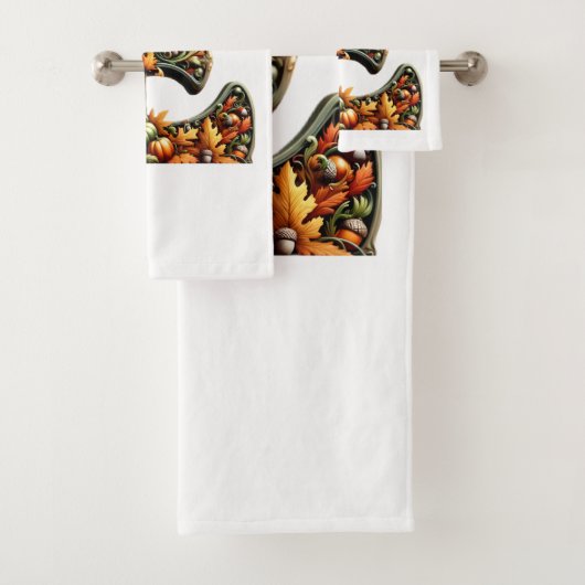 Letter E Thanksgiving style gift  (En situation)