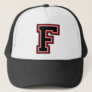 Letter "F" Monogram Trucker Pet