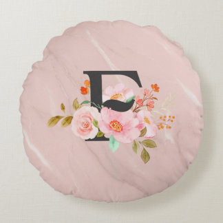 Letter F Rond Kussen