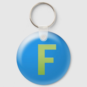 Letter F Sleutelhanger