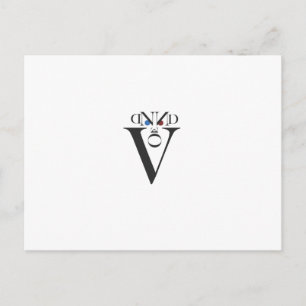 Letter Face Briefkaart