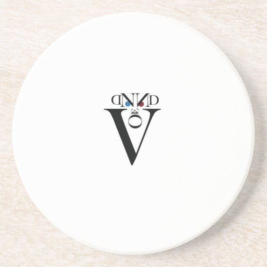 Letter Face Onderzetter (Voorkant)