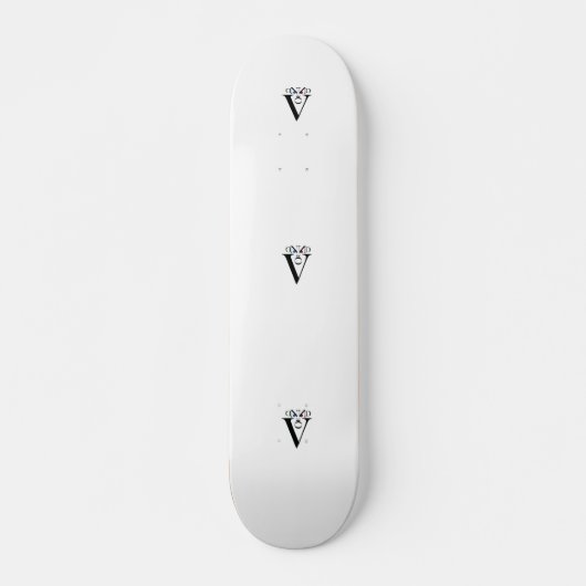 Letter Face Skateboard (Voorkant)