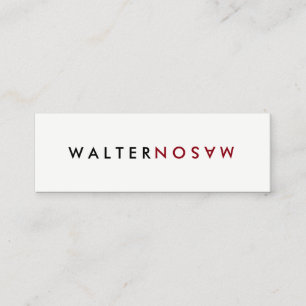 Letter Flip Mini Visitekaartje