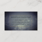 Letter Flip Rustic met rand Visitekaartje (Achterkant)