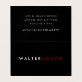 Letter Flip Visitekaartjes (Buitenkant ongevouwen)