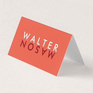 Letter Flip Visitekaartjes