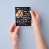 Letter For Husband | Family Decoration | Flyer (Hand)