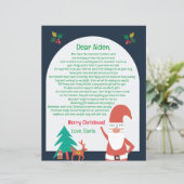 Letter from Santa Nordic Merry Christmas (Staand voorkant)