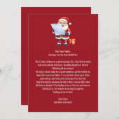 Letter From Santa's Desk Kaart (Voorkant / Achterkant)