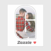 Letter G Alphabet & Photo Custom-Cut Vinyl Sticker (Feuille)