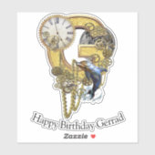 Letter G Birthday Customization Sticker (Vel)