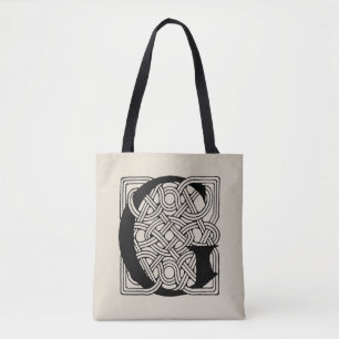 Letter G Celtic Knot Monogram Draagtas