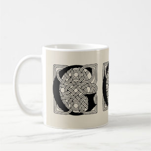 Letter G Celtic Knot Monogram Koffiemok
