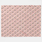 Letter G Fleece Deken (Voorkant (Horizontaal))
