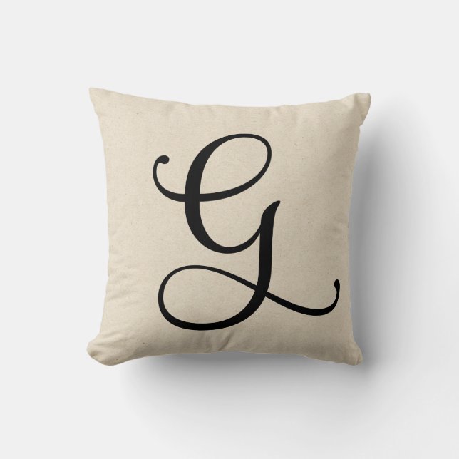 Letter G Kussen (Voorkant)