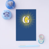Letter G - masonisch symbool Flyer (Enkel)