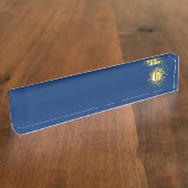 Letter G - masonisch symbool Naambordje (Zijkant)