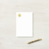 Letter G - masonisch symbool Post-it® Notes (Op bureau)