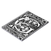 Letter G Middeleeuws Monogram Art Nouveau Notitieboek (Linkerzijde)