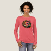 Letter G Thanksgiving style Tri-Blend Shirt (Voorkant)