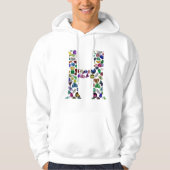 Letter H Monogram Hoodie (Voorkant)