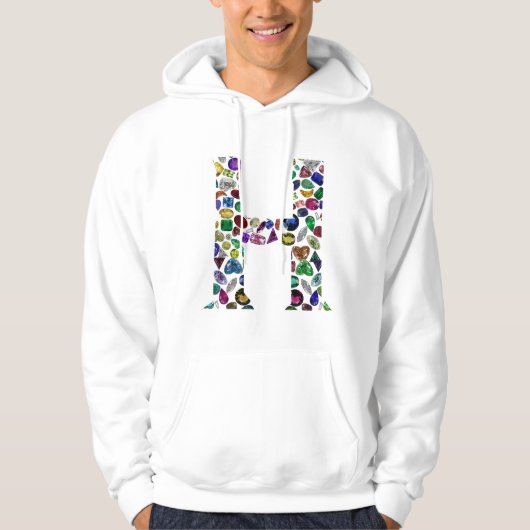 Letter H Monogram Hoodie (Voorkant)