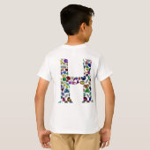 Letter H Monogram T-shirt (Achterkant volledig)