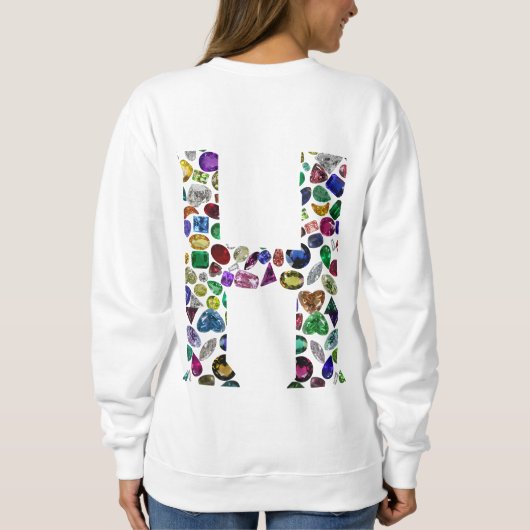 Letter H Monogram Trui (Achterkant)