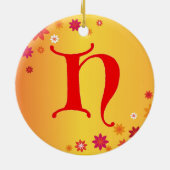 Letter H Ornament (Achterkant)